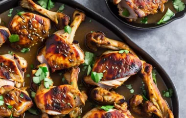 Pakistani-Style Roast Chicken Thighs - Spicy and Delicious