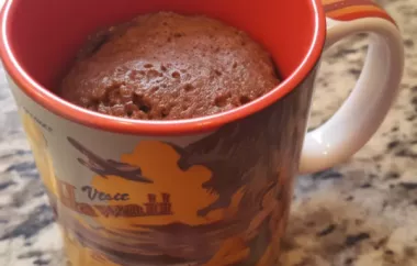 Paleo Chocolate Lover's Mug Cake