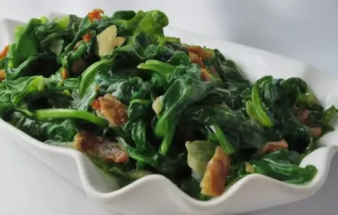 Pan-Fried Spinach