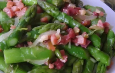 Pancetta Tarragon Asparagus Recipe