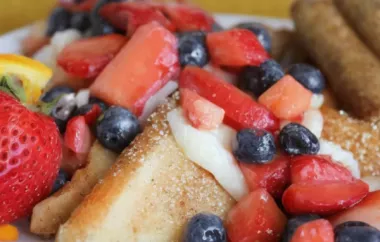 Patriotic French Toast: A delicious twist on a classic breakfast dish