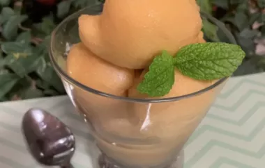 Peach-and-Pineapple Sorbet