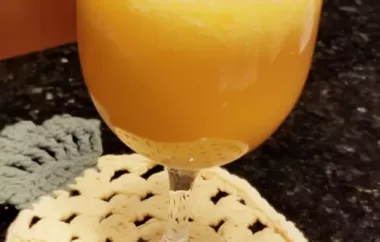 Peach Bellini Recipe