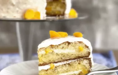 Peaches and Cream Cake Recipe