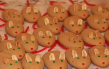 Peanut Butter Christmas Mice Recipe