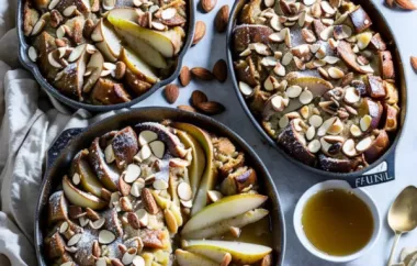 Pear & Almond French Toast Casserole