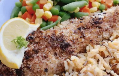 Pecan-Crusted Rockfish with Old Bay