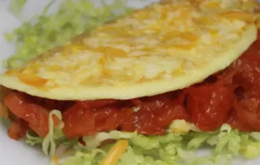Pepperoni Pizza Omelet