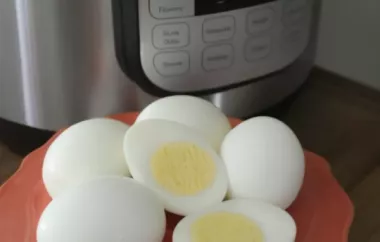 Perfectly cooked hard-boiled eggs made quick and easy in a pressure cooker.