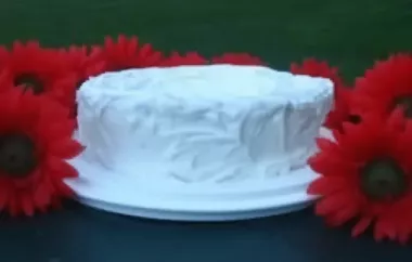 Perfumed Coconut Cake with a Burst of Tropical Flavors