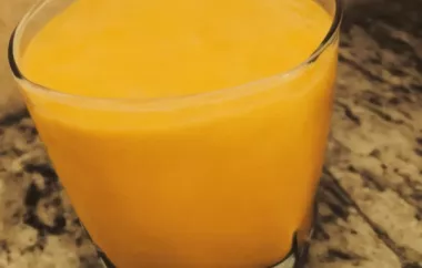Persimmon Green Smoothie