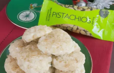 Pistachio and Coconut Cookies