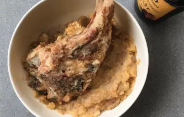 Pork Chops with Oniony Mashed Potatoes and Cider Gravy