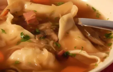 Potsticker Dumpling Soup