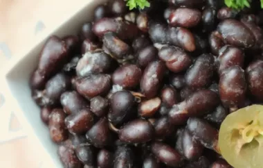 Pressure Cooker Brazilian Black Beans Recipe