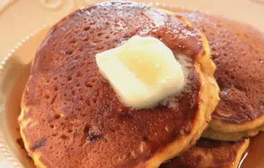 Pumpkin Banana Pancakes with a Touch of Fall Flavor