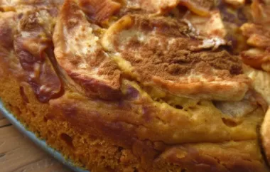Pumpkin Cake with Apple Top Recipe
