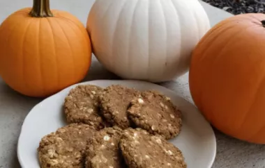 Pumpkin Protein Cookies