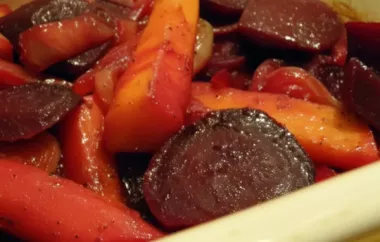 Purple Beet Carrot and Onion Medley Recipe