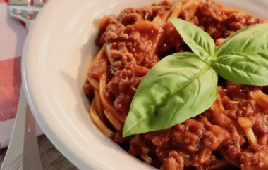 Quick and Delicious Easy Skillet Spaghetti Recipe