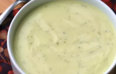 Quick and Delicious Zucchini Soup Recipe