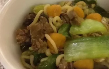 Quick and Easy Asian Beef Noodle Soup Recipe