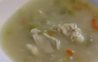 Quick and Easy Chicken Barley Soup