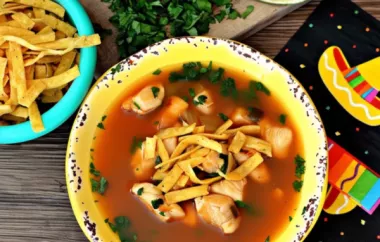 Quick and Easy Chicken Tortilla Soup Recipe