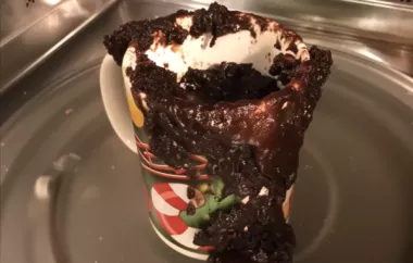 Quick and Easy Chocolate Cake in a Mug Recipe