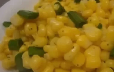 Quick and Easy Corn and Green Onion Salad