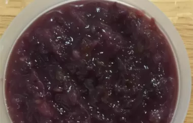 Quick and Easy Cranberry Chutney Recipe