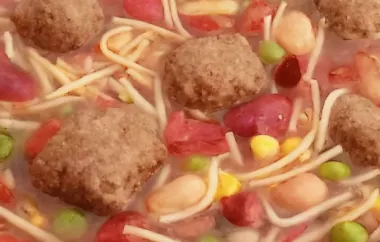 Quick and Easy Meatball Soup Recipe