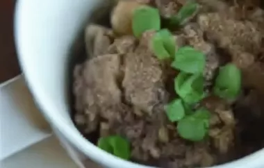 Quick and Easy Meatloaf in a Mug Recipe