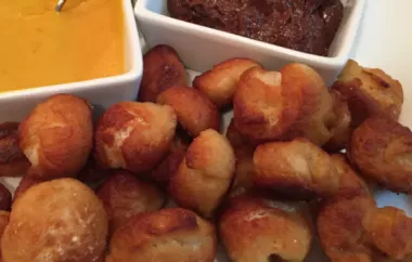 Quick and Easy Pretzel Bites with Nutella Dipping Sauce