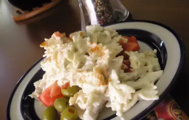 Quick and Easy Recipe for Ranch Chicken Macaroni Salad