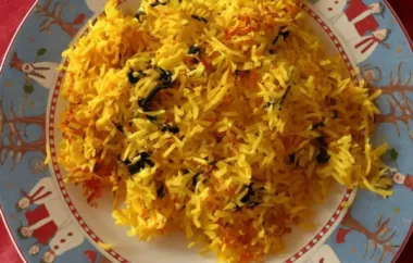 Quick and Easy Spinach Rice (Palak Rice) Recipe