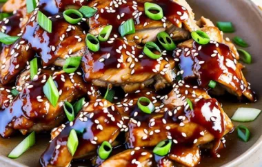 Quick and Easy Teriyaki Chicken Recipe for Busy Cooks