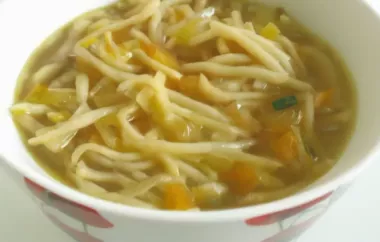 Quick and Easy Vegan Noodle Soup
