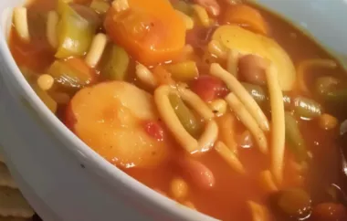 Quick and Easy Vegetable Soup Recipe
