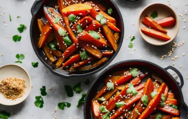 Quick and flavorful teriyaki glazed carrots made in an Instant Pot