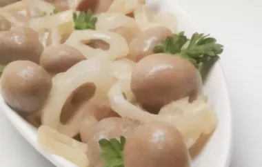 Quick and Simple Recipe for Pickled Mushrooms