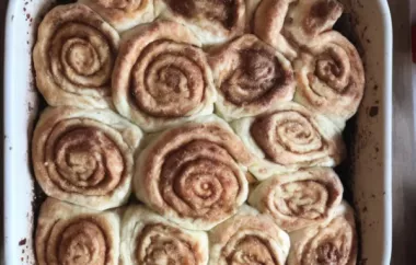 Quick Cinnamon Rolls