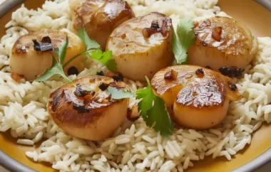 Quick Pan-Seared Scallops with Burst of Freshness