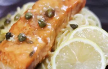 Quick Salmon Piccata Recipe