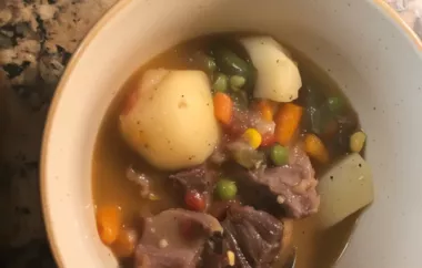 Quick Short Rib Stew - A Hearty and Flavorful American Comfort Food