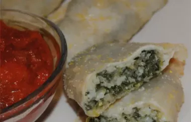 Quick Spinach Ricotta Calzones