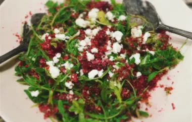 Quinoa Beet and Arugula Salad