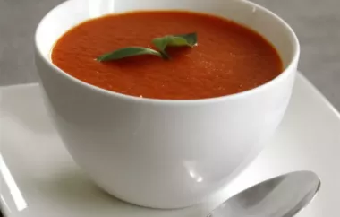 Rainbow Roasted Pepper Soup