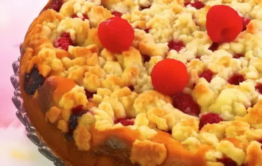 Raspberry Sour Cream Crumb Cake Recipe