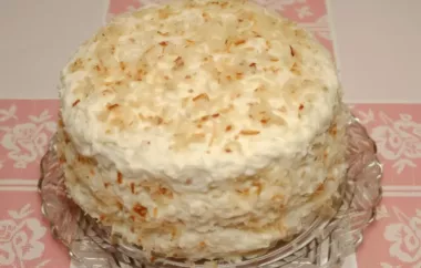 Rave Reviews Coconut Cake - A Delicious and Moist Coconut-Flavored Dessert